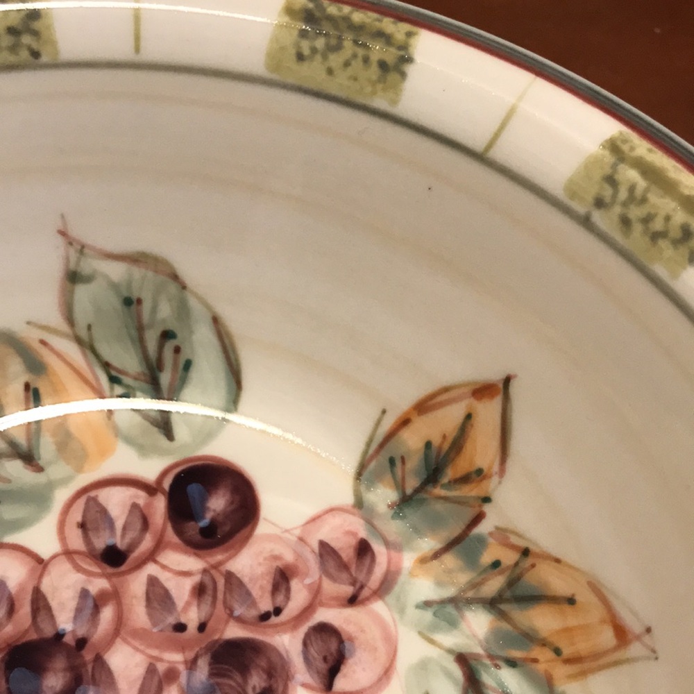 RARE ROYAL NORFOLK Tuscan Style Fruit Coupe Soup Bowl - Picture 4 of 9